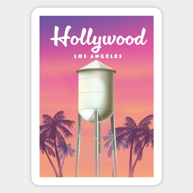 Hollywood Los Angeles Sticker by nickemporium1